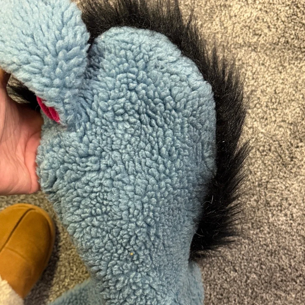 Disney Blue-Green and Pink Plush Eeyore Snowsuit Costume - Picture 2 of 3